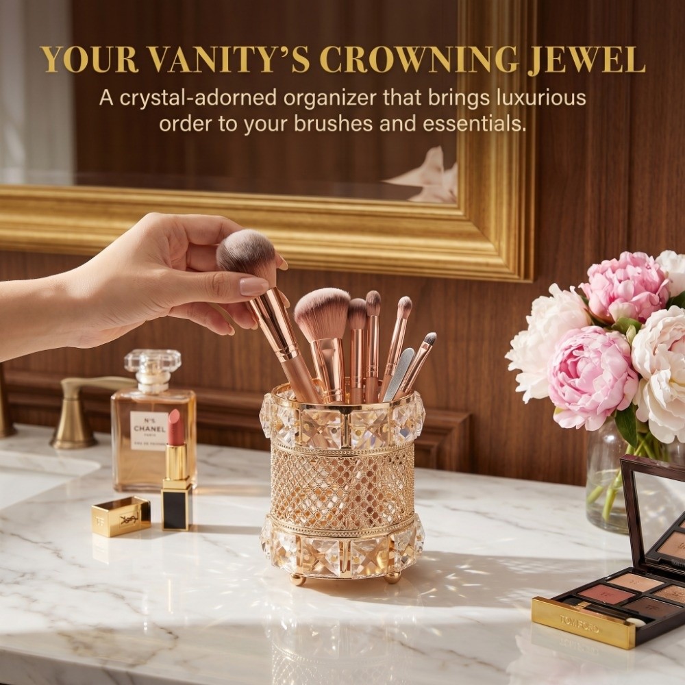 Organizador de pincéis de maqu - Luxury Skincare And Makeup Brands avaliação e preço